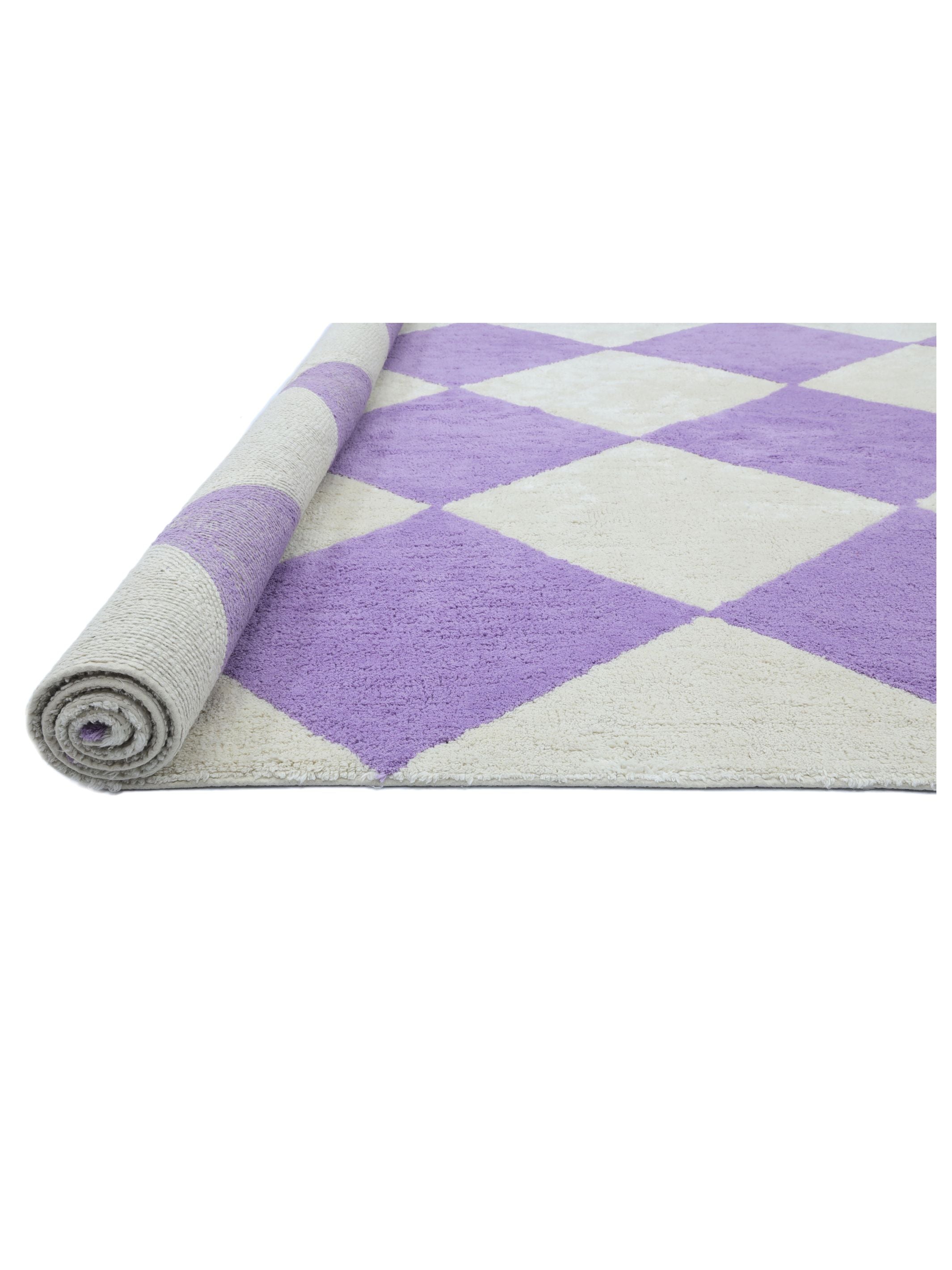 Checker Rug - Lavender