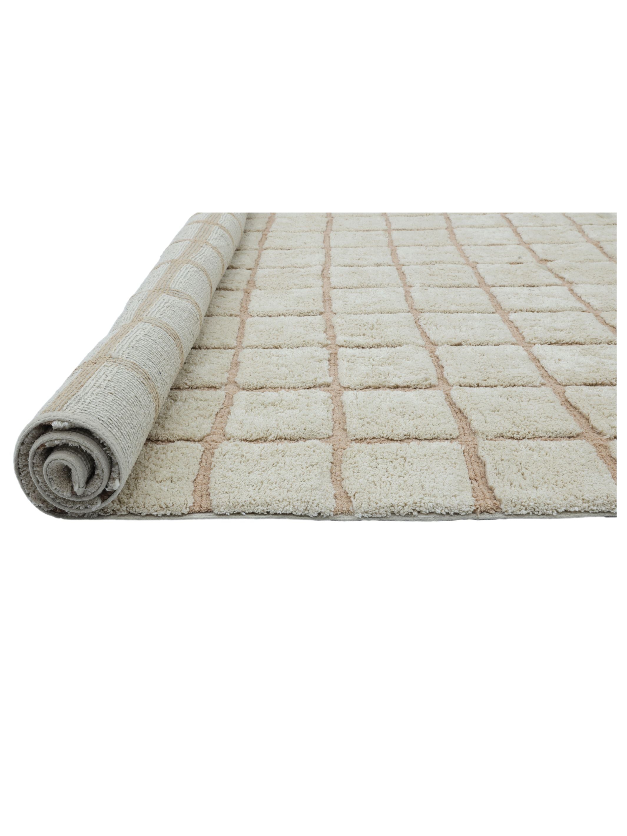 Grid Rug - Dusty Coral