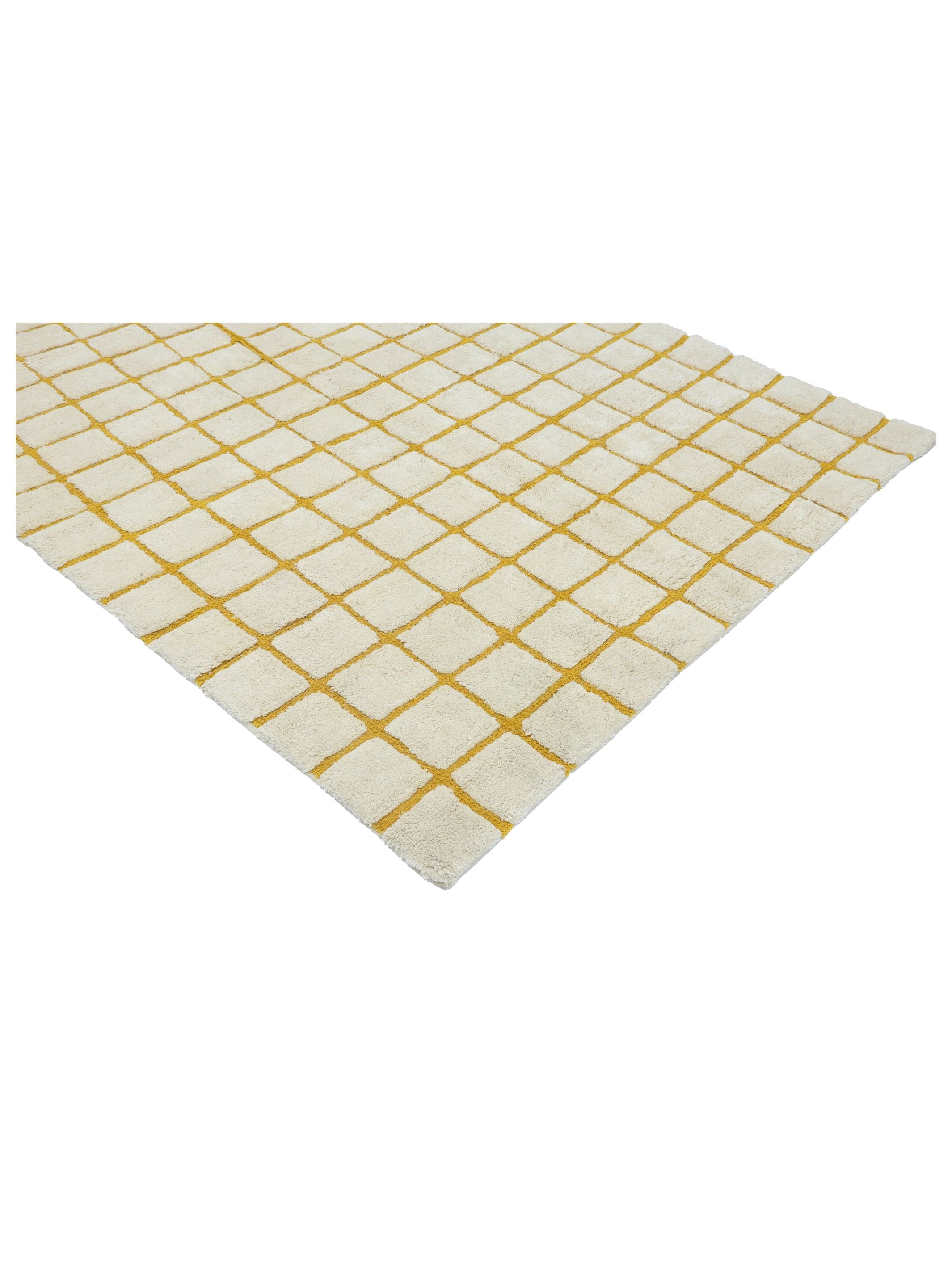 Grid Rug - Mustard