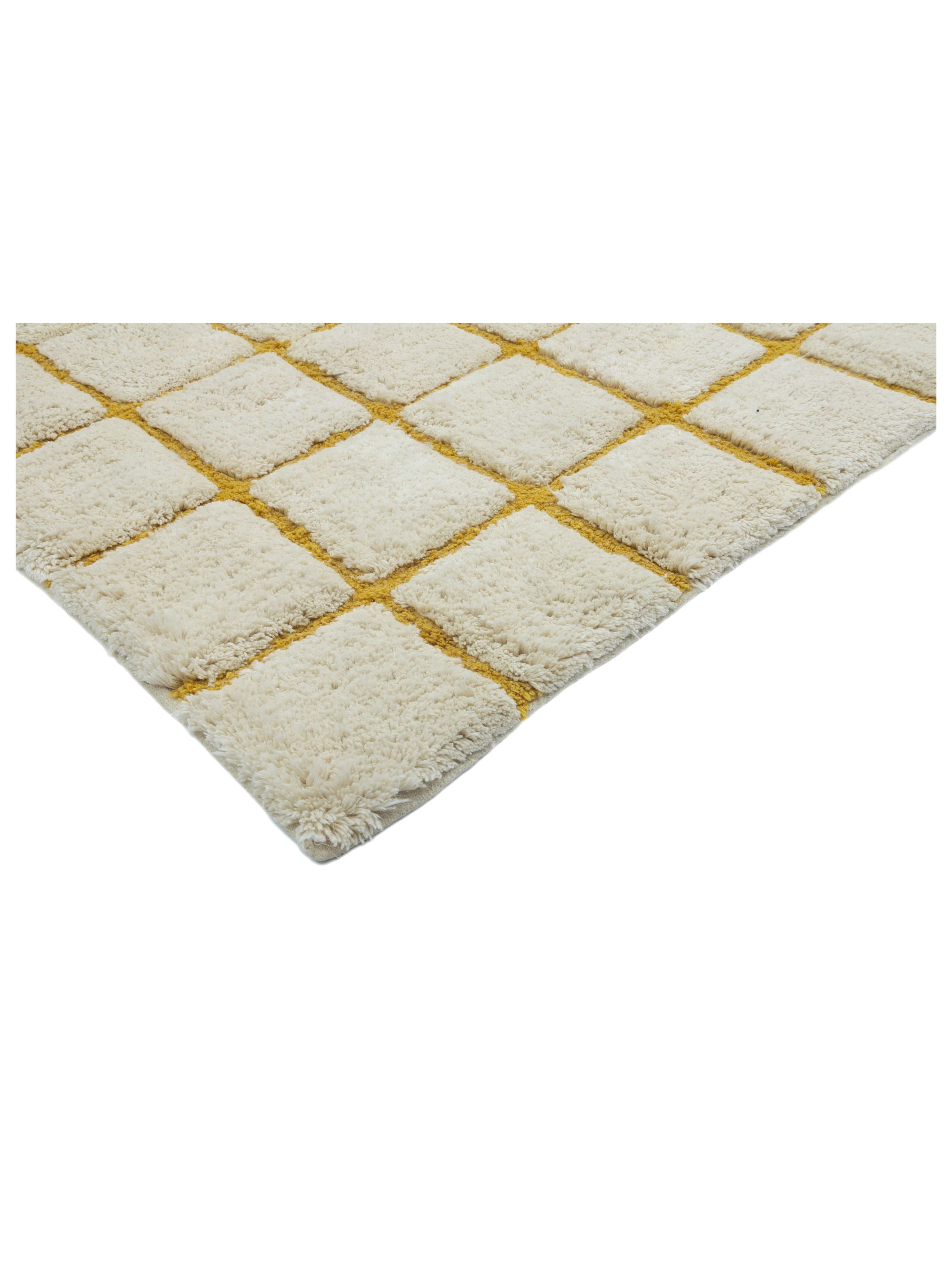 Grid Rug - Mustard