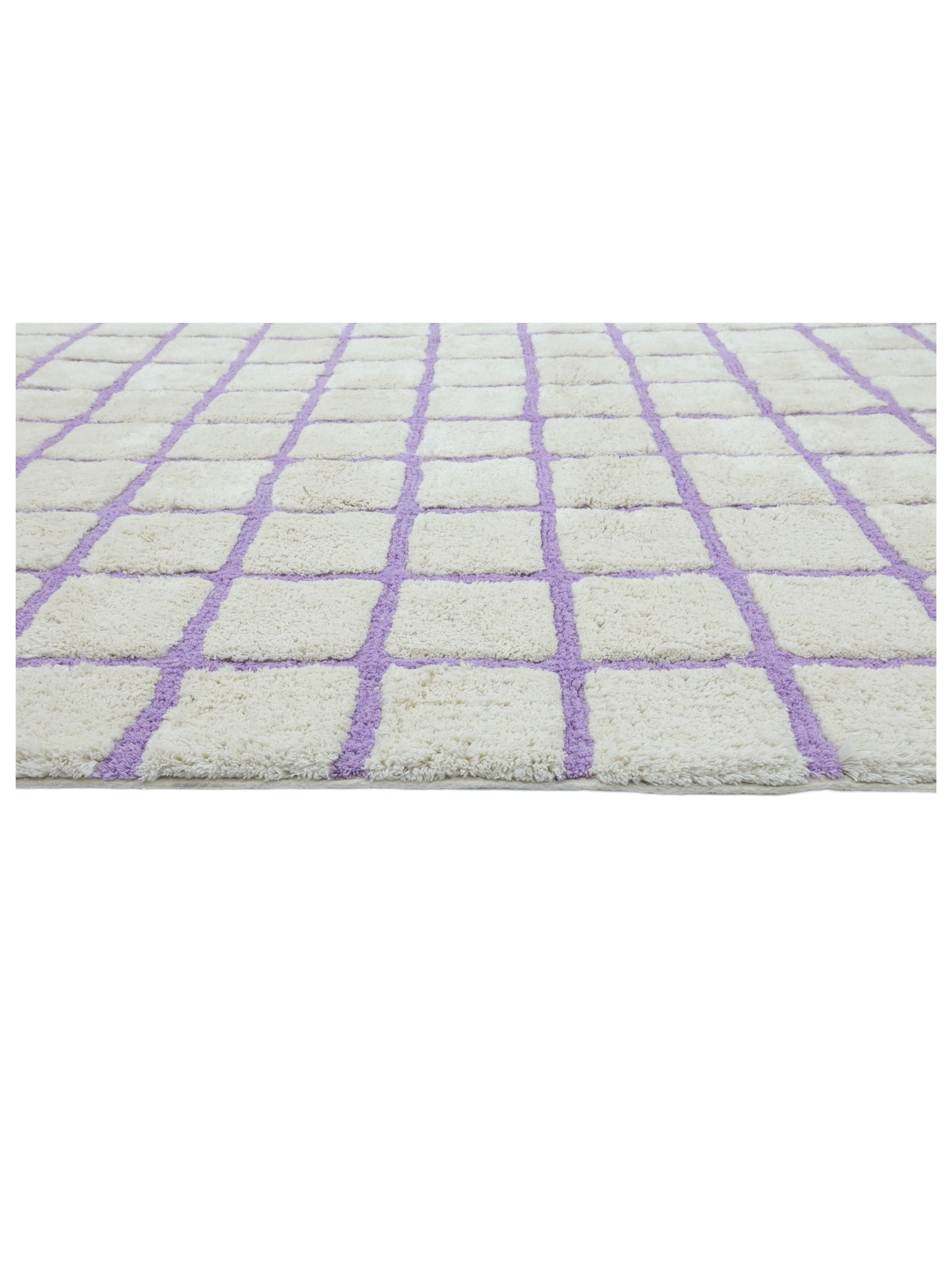 Grid Rug - Lavender