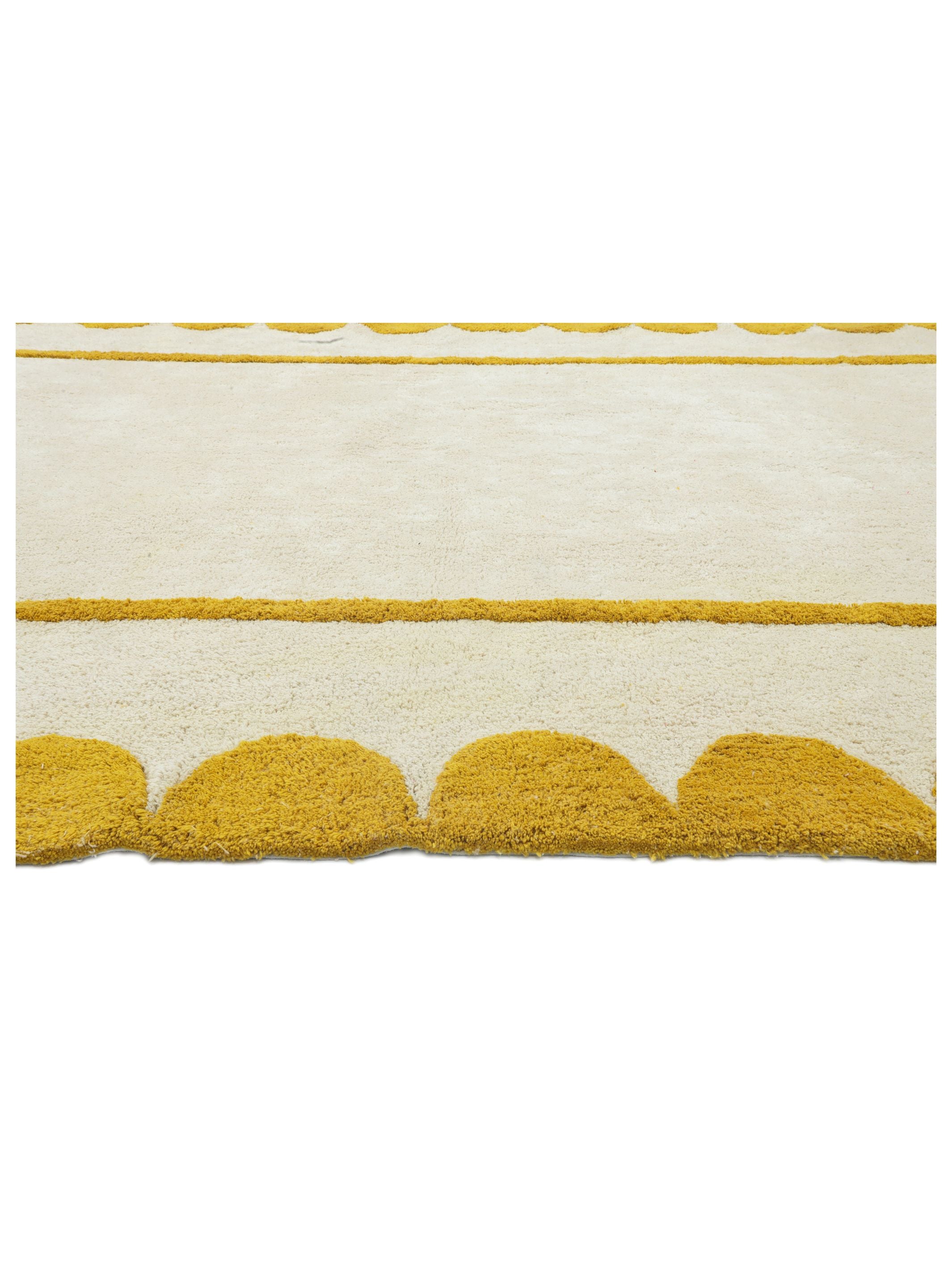 Scallop Rug - Mustard