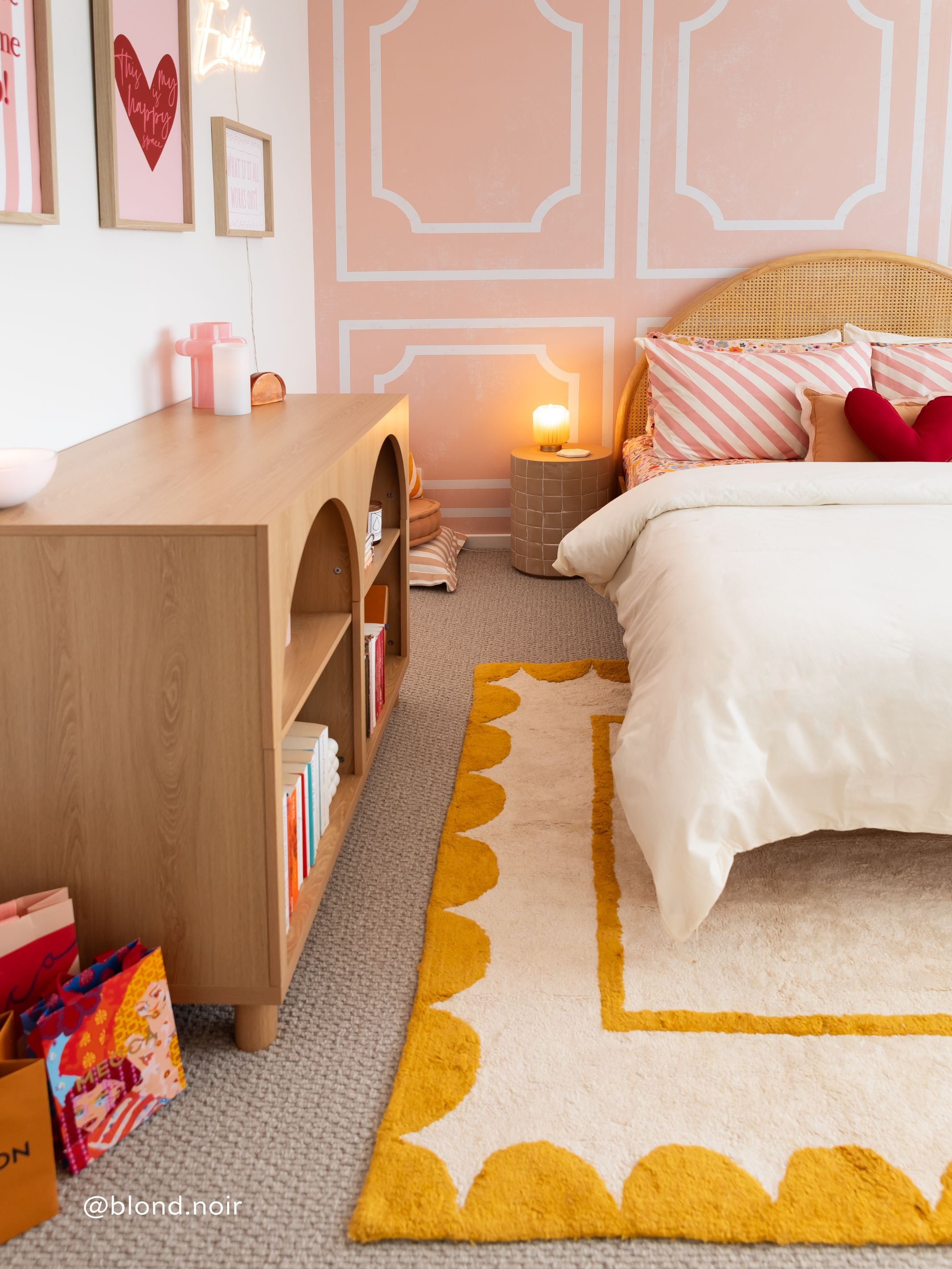 Scallop Rug - Mustard