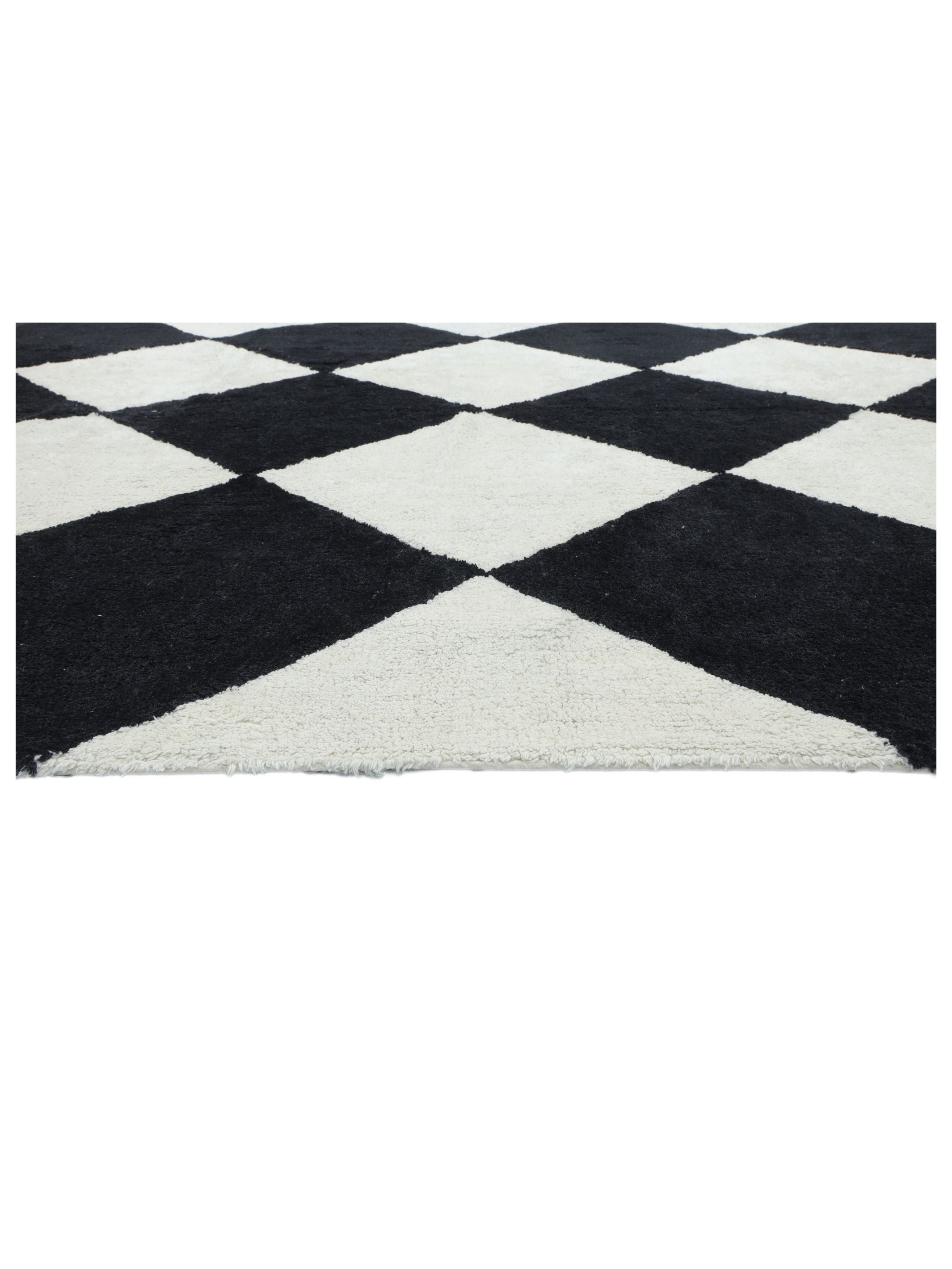 Black Checker Rug LAST PIECE - 160x230cm