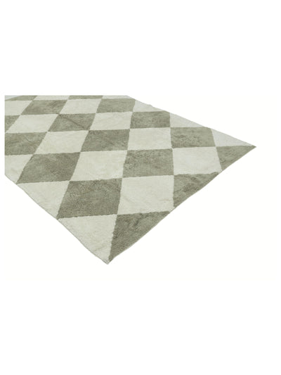 Taupe Checker Rug