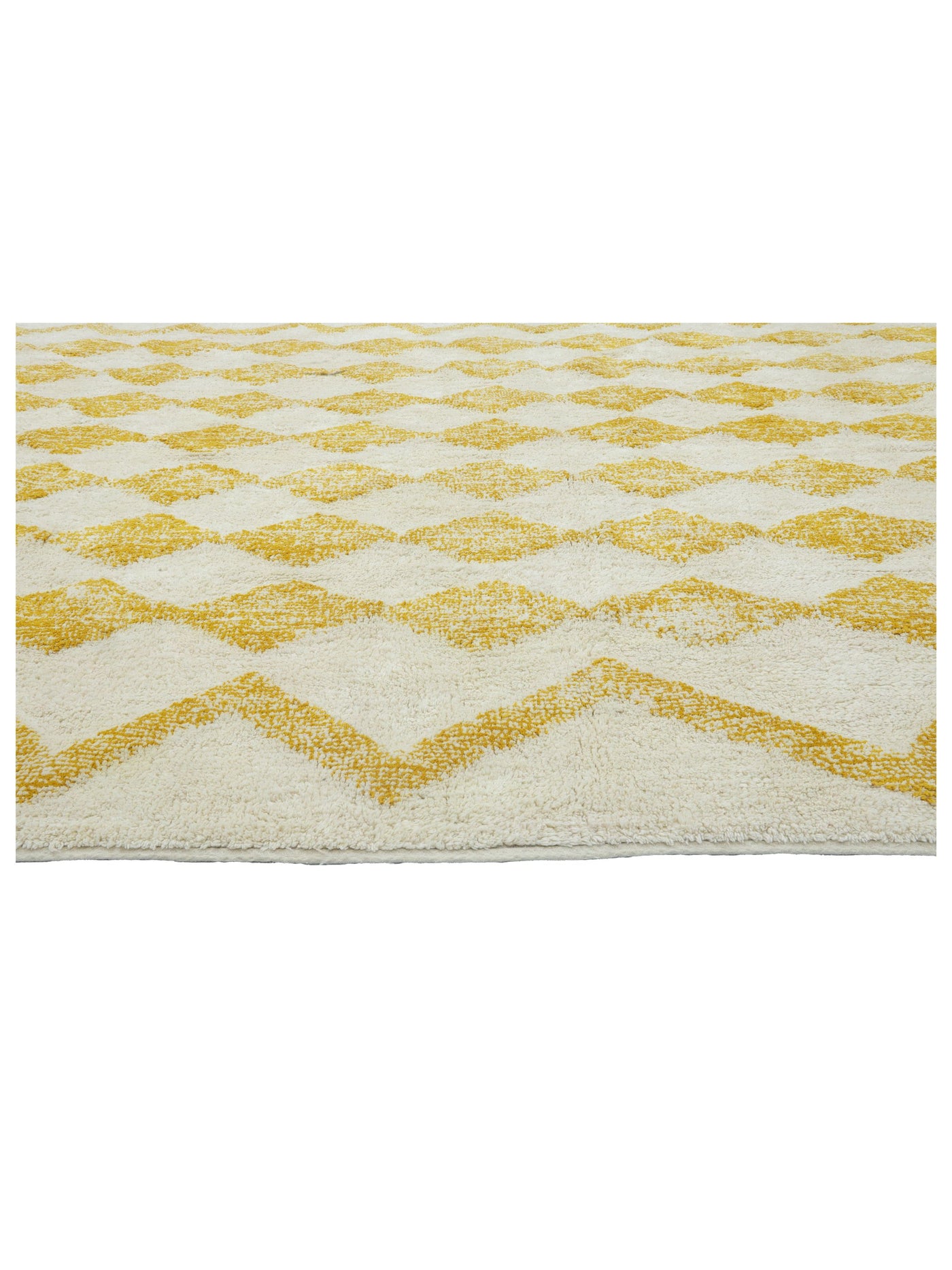 Mustard Yellow Diamond Rug