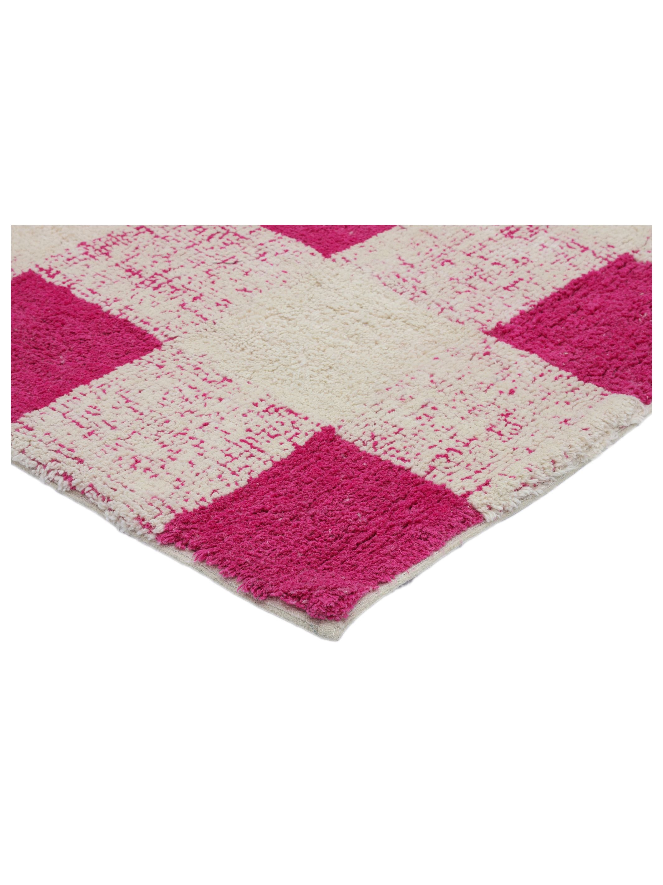 Hot Pink Gingham Rug LAST PIECE - 160x230cm