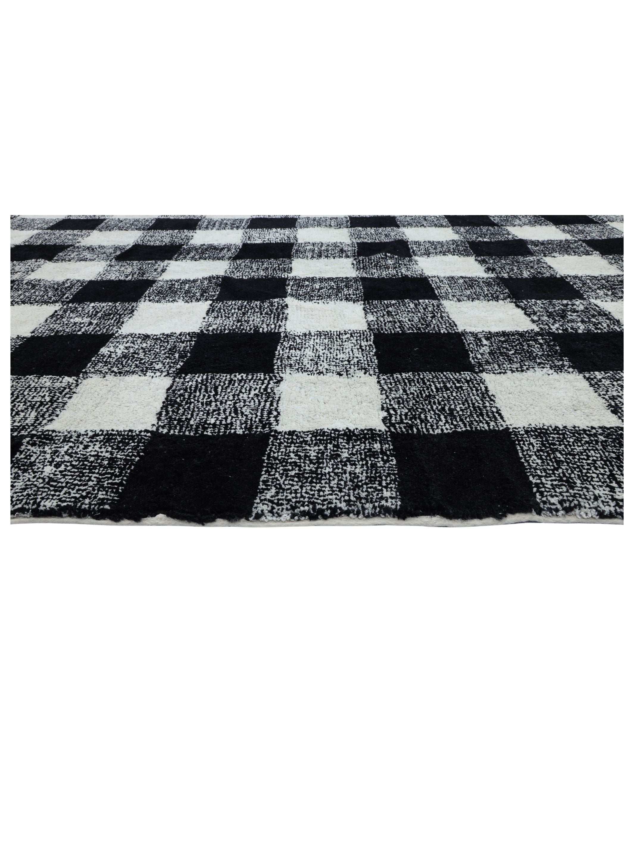 Black Gingham Rug LAST PIECE - 160x230cm