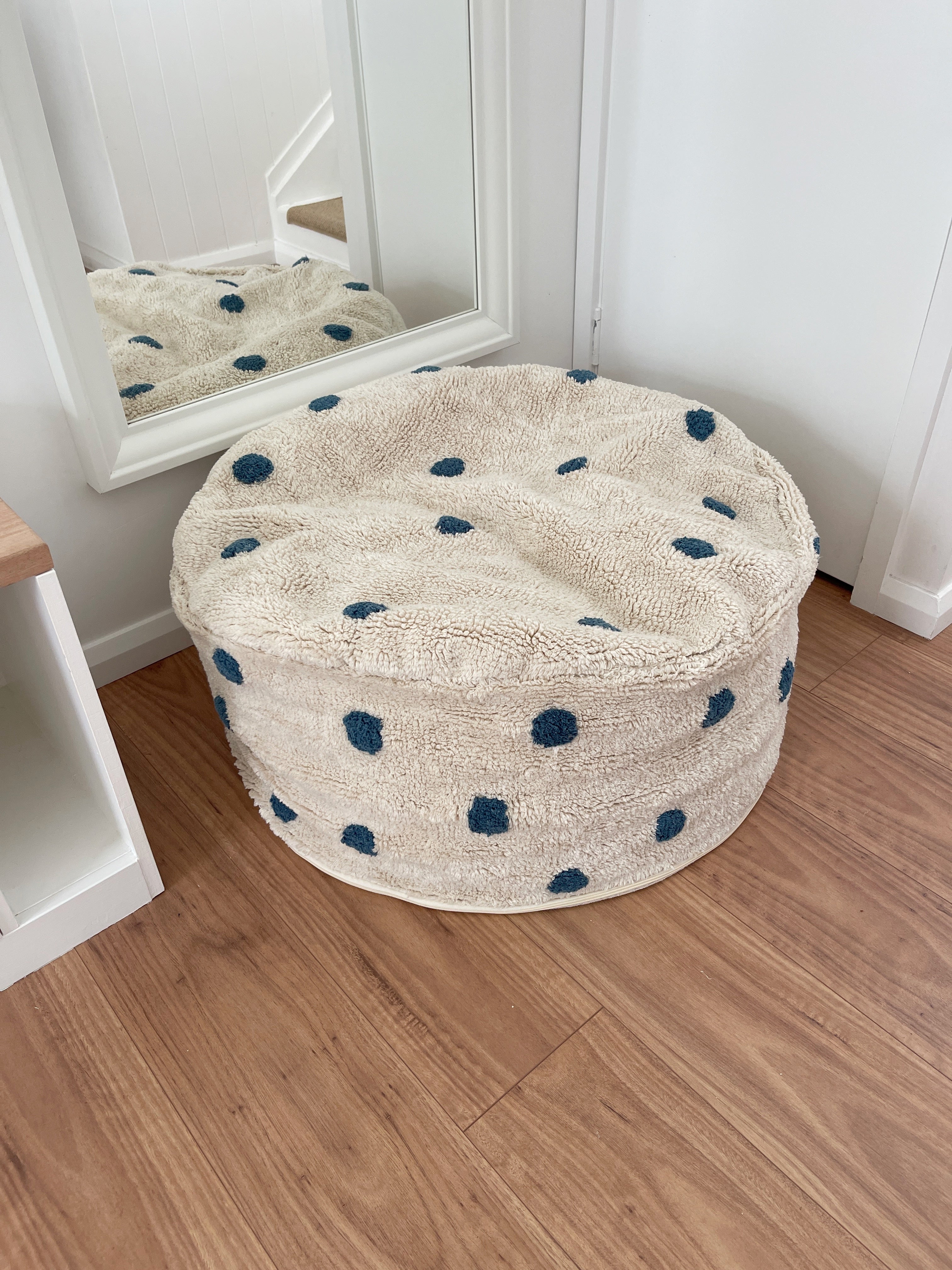 Dot Pouf - Deep Teal