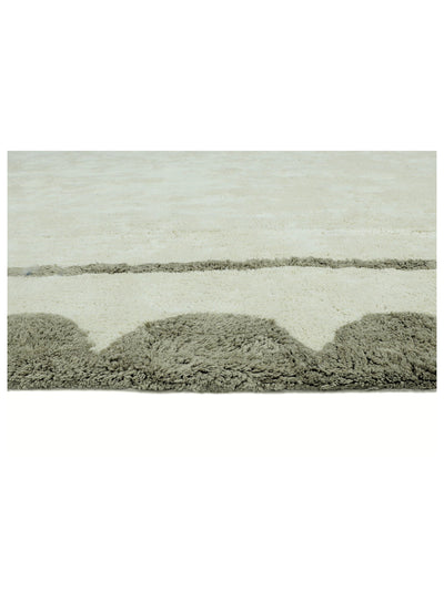 Taupe Scallop Rug