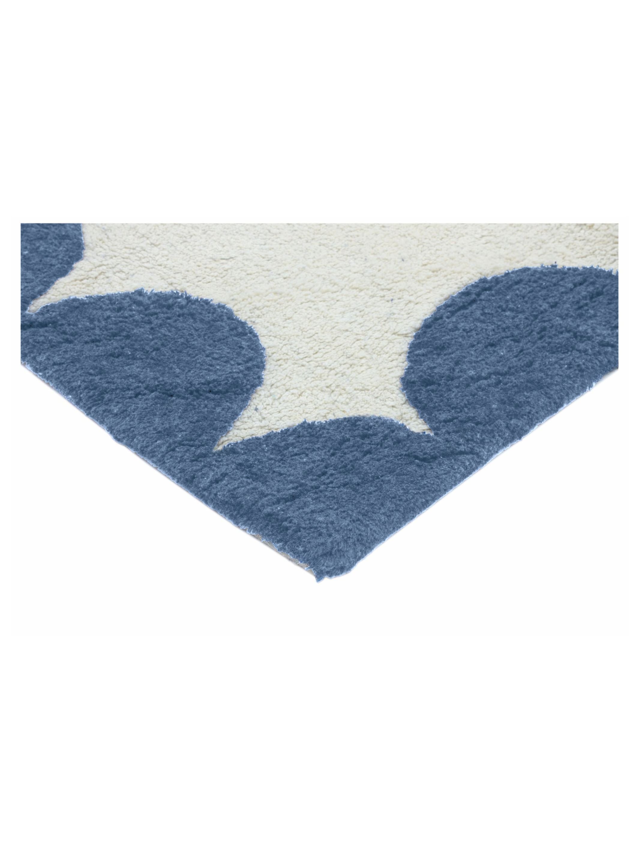 Dusty Blue Scallop Rug