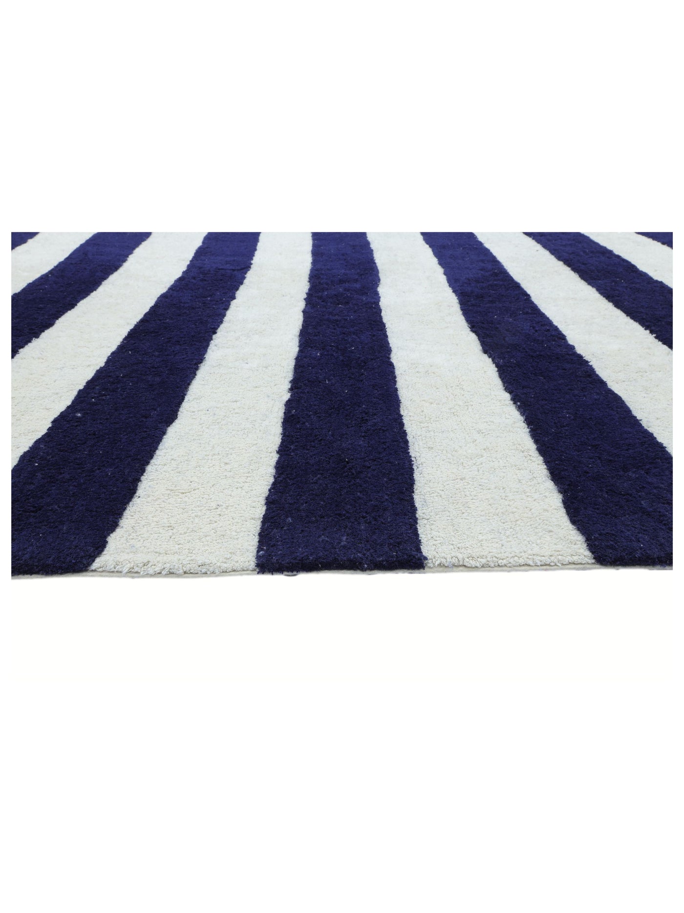 Dark Blue Stripe Rug