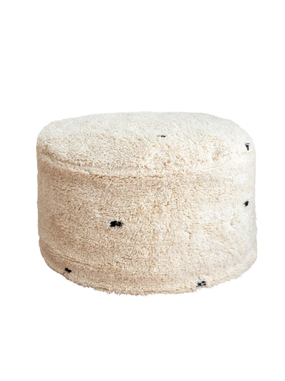 Black Dot Ottoman Cover - various sizes